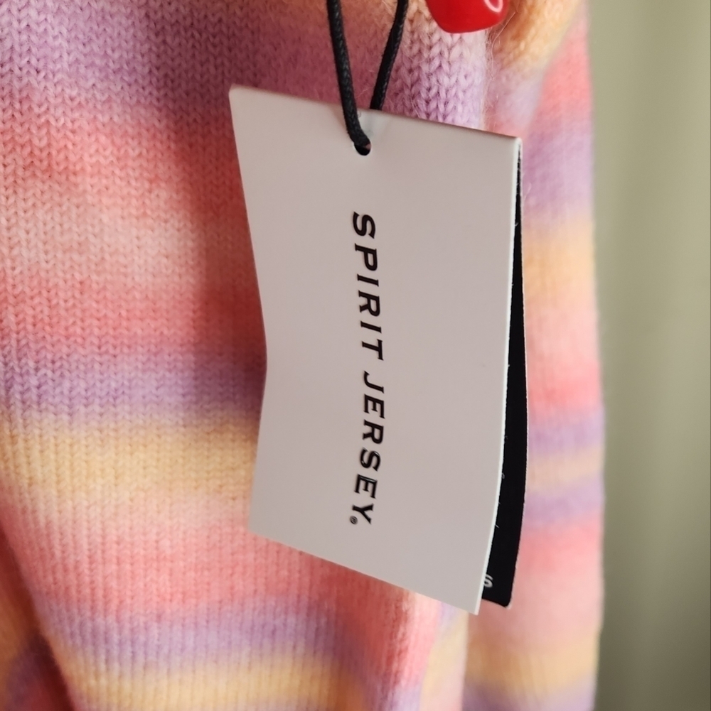 Spirit Jersey NWT Unisex Psychedelic Mushroom Knit Sweater - Picture 3 of 15